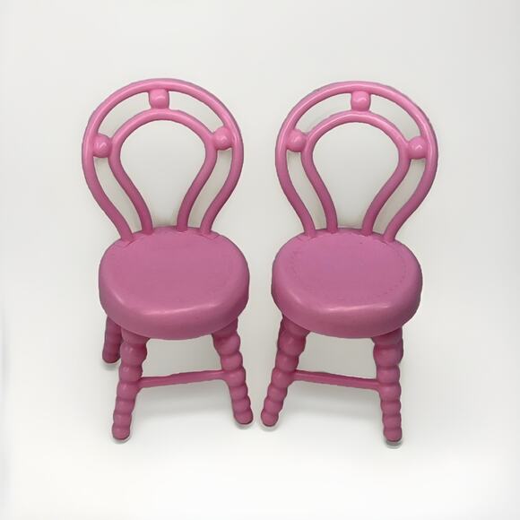 Mattel Barbie Club Chelsea Treehouse 2 Pink Chair Replacement Pieces - Picture 1 of 3